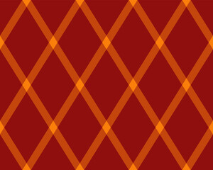 Argyle pattern of geometric rhombus. Harlequin check wallpaper design. Classic diamond shaped textile material for web background, print fabric clothing, sweater, wrapping paper, gift card, invitation