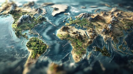 Company's international expansion strategy with global map, business growth, market penetration