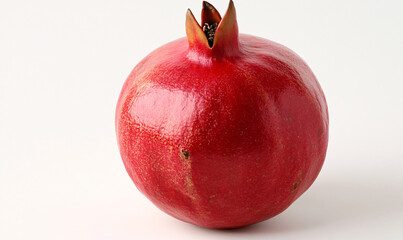 pomegranate isolated on white background-generative ai