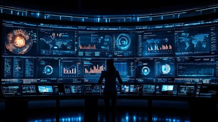 Obraz premium Corporate leaders analyzing business strategy using technology tools in a sleek office