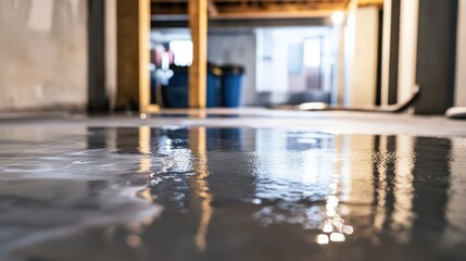 Basement Floor Repairs and Sealing: Residential Construction with Pipe Leak Repair