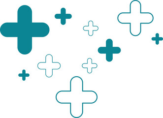 Fototapeta premium Medical Cross Ornament