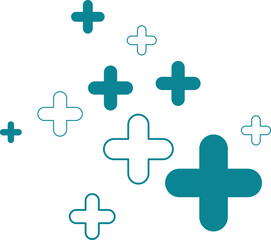 Fototapeta premium Medical Cross Ornament