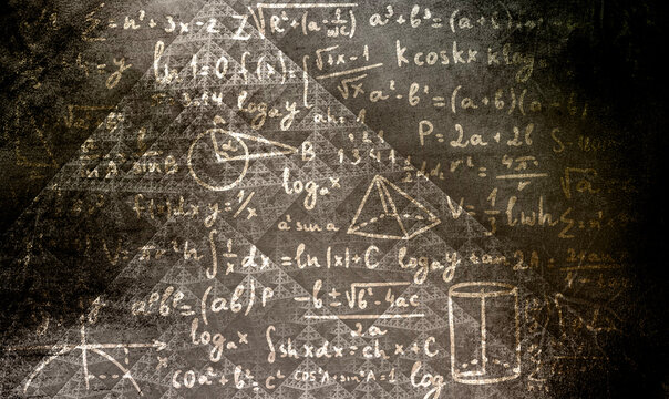 The ground where mathematical formulas are found.