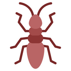 Ant Icon Illustration in Simple Design