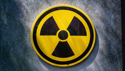 Fototapeta premium Symbol of Radioactive Hazard