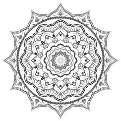 Fototapeta premium Elegant Mandala Realistic Pattern Design