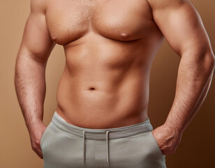 Fototapeta premium Close-Up Depiction of Body Positivity, Featuring Diverse Body Types, Empowering Messages, and Self-Acceptance