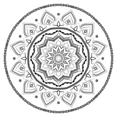 Ornate Mandala Realistic Design Pattern Background