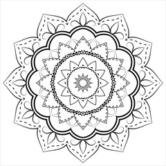 Ornate Mandala Realistic Design Pattern Background