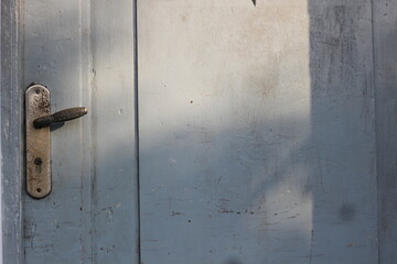 old door with handle at Old Town Batavia