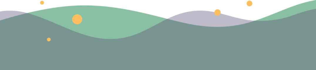 Transparent Blob Footer