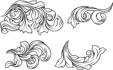 Filigree coat of arms floral heraldic heraldry pattern design elements © Christos Georghiou