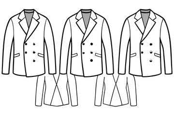 illustration of a suit