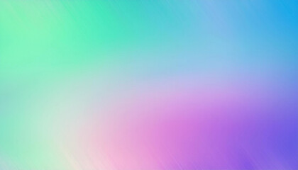 Obraz premium Blue, purple, green gradient. Soft pastel color gradient. Holographic blurred abstract background.