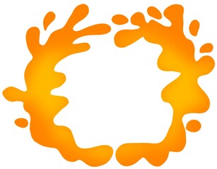 Obraz premium Juice Splatter icon