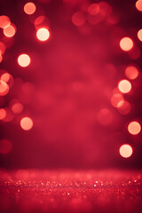 Red bokeh christmas background