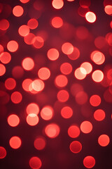 Red bokeh christmas background