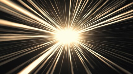 Multiple beams of light from different directions converging into one powerful beam, radiating outward, symbolizing the energy generated through synergy