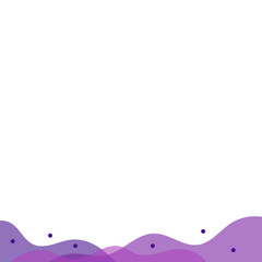 Transparent Blob Footer