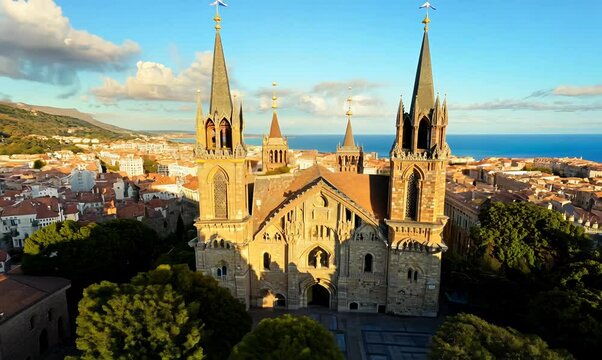 Cathedral-Basilica de Santa Maria de Mallorca from Parc Dalt Murada