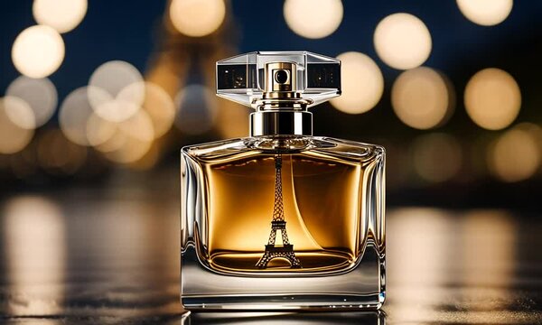 Perfume bottle in Paris.