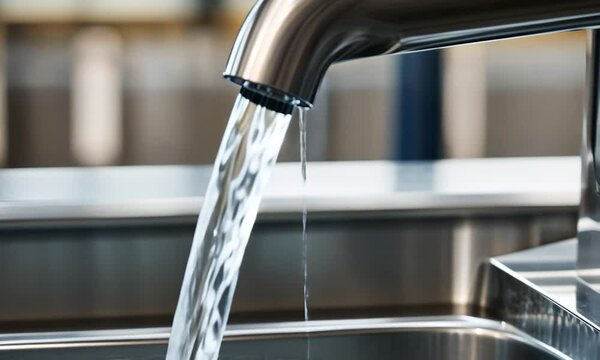 Drinking water fountain at the airport. Refill water.