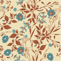 Modern vector textile design, all over seamless pattern, wrapping paper, digital image printing factory