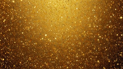 Captivating abstract background filled with shimmering golden glitter and sparkles, creating a luxurious and festive atmosphere perfect for celebrations and special occasions.