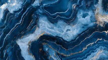 Fototapeta premium dark blue polished onyx marble texture background,natural granite marble for ceramic digital wall tiles,generative ai 