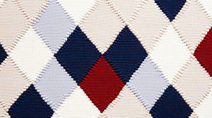 Diamond Pattern Knitted Fabric