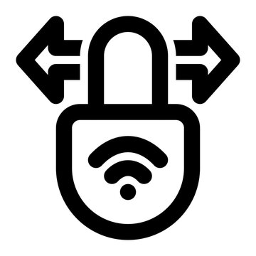 recommend clip art: secure connection, wireless password, private network, security, wireless, internet, connection, protection outline icon