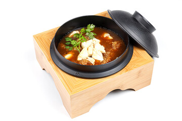 Braised Fish Maw in Brown Soup
