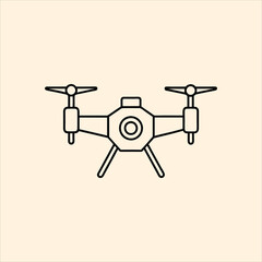 Obraz premium Drone vector file illustration for logo t-shirt or others