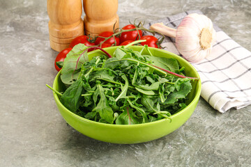 Arugula and spinach mix salad