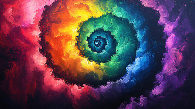 vibrant neon color, tye dye swirl pattern only, black background