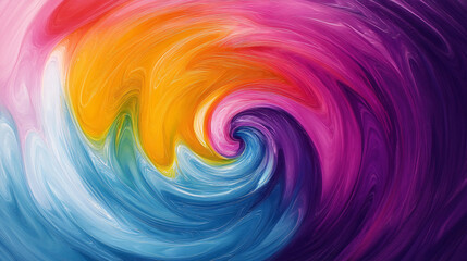 Fototapeta premium vibrant neon color, tye dye swirl pattern only, black background