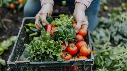 Fototapeta premium Food Waste Reduction: This initiative focuses on strategies to cut down food loss at every stage, ensuring more food reaches the needy and reducing environmental harm. 