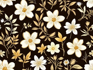 seamless pattern with flowers