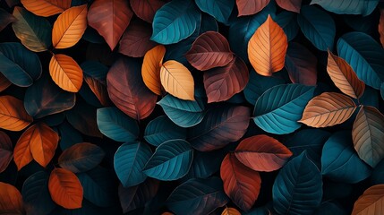 background featuring a pattern of fall leave