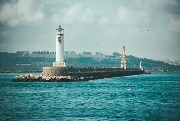 lighthouse in the port country