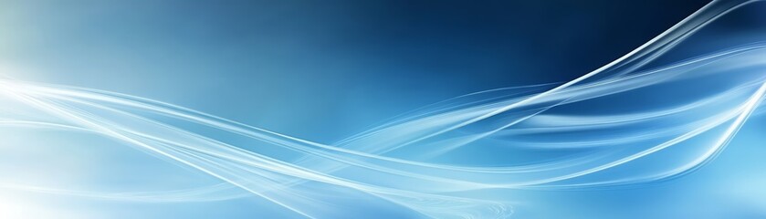 Abstract blue background with intersecting white lines,a modern and dynamic design