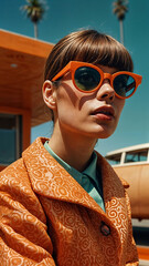 person in sunglasses