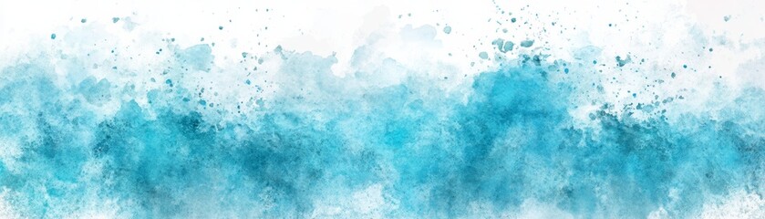 Abstract blue watercolor background, a serene and artistic design