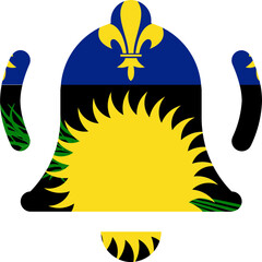 Guadeloupe Flag On Alarm