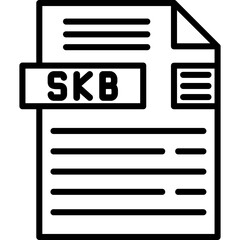 SKB File Format Icon