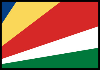 Seychelles Flag rectangle Icon
