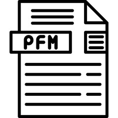 PFM File Format Icon