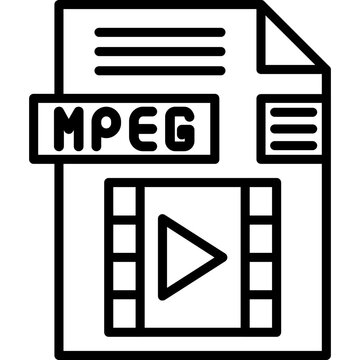 MPEG File Format Icon