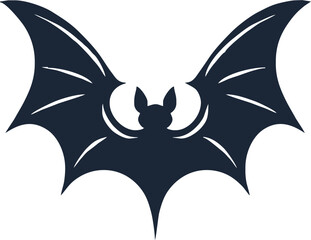Bat icon. Bat animal simple icon. Halloween bat icon.